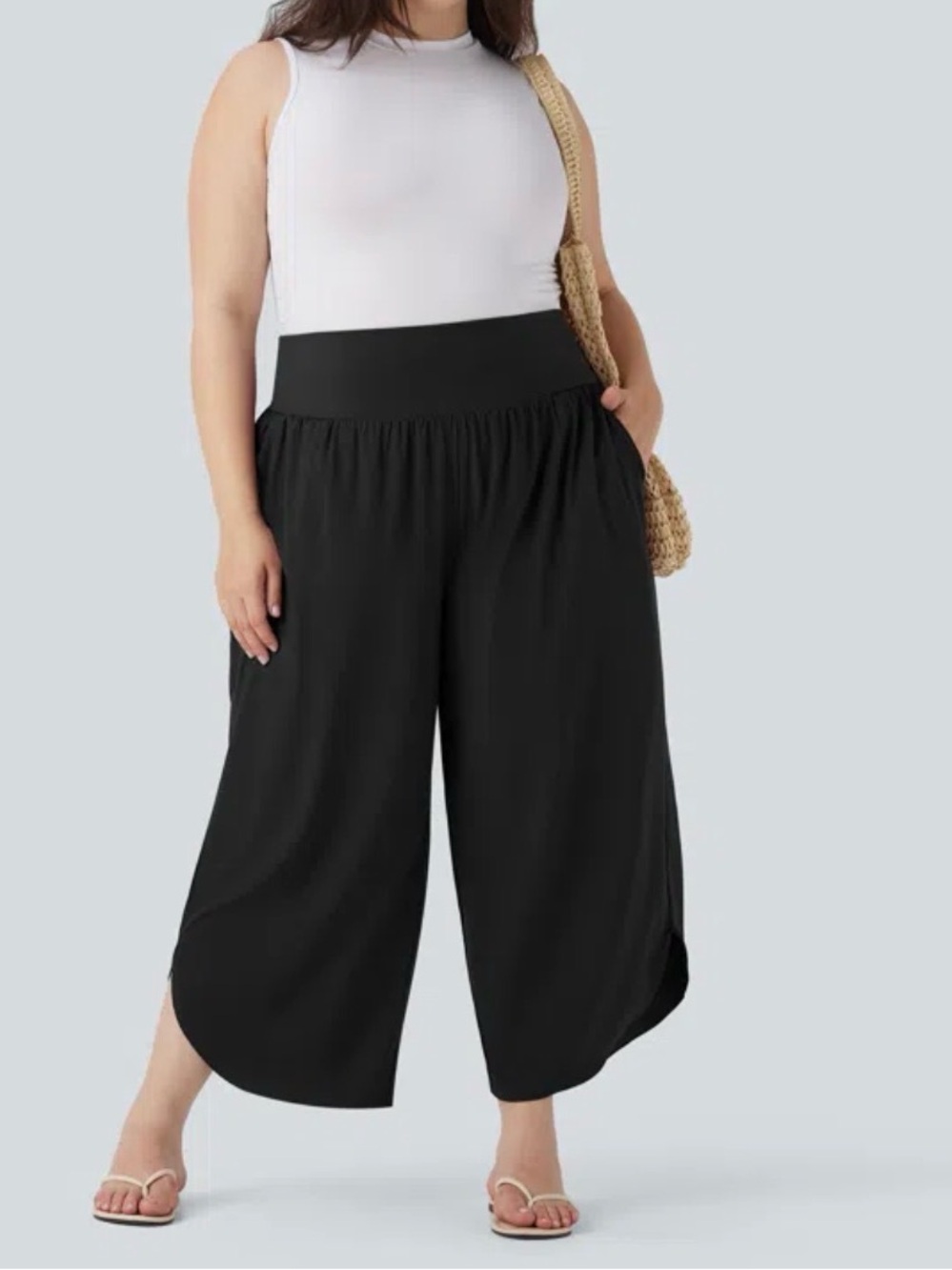Halara Breezeful High Waisted Tummy Control Quick Dry Pants Size 1X Pockets NWOT